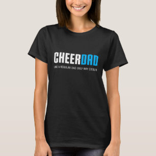 Cheer Pappa Funny Cute Fars dag Gift Cheerleadin T Shirt