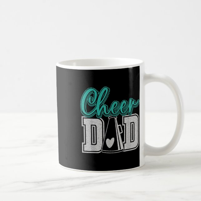 Cheer Pappa My Favorite CheerLedare ringer mig Pap Kaffemugg (Höger)