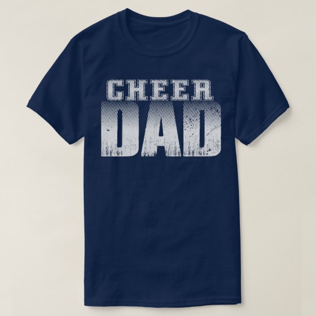 Cheer Pappa Proud Cheerledande Pappa-hittills2 T Shirt (Design framsida)