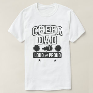 Cheer Pappa Shirt Loud och Proud Cheerlead T