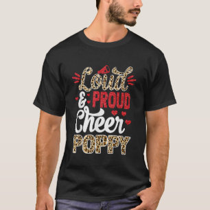 Cheer Poppy Biggest Fläkt Leopard Print and Pom Po T Shirt