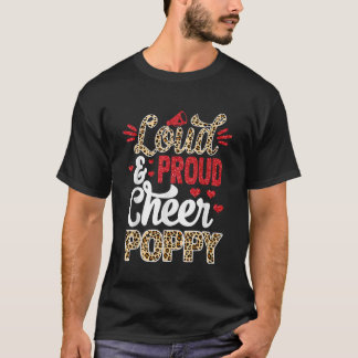 Cheer Poppy Biggest Fläkt Leopard Print and Pom Po T Shirt