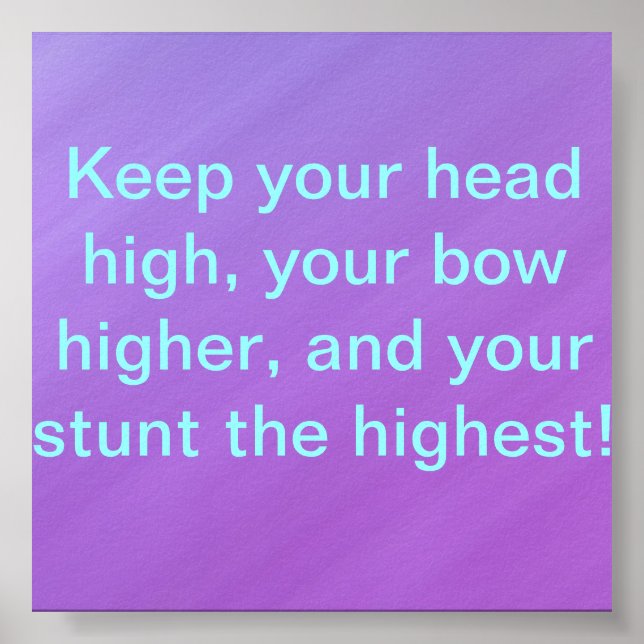 Cheer poster (Framsidan)