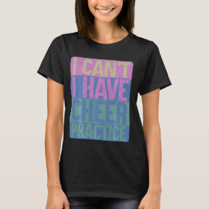 Cheer Practice Cheerlead Distress T Shirt