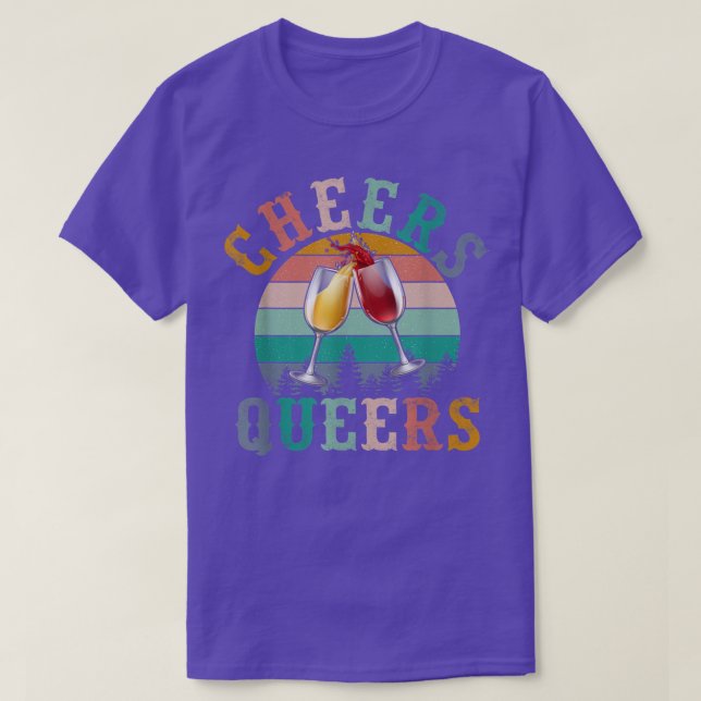 Cheer Queers T Shirt (Design framsida)