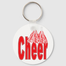 Cheer Red Keychain Nyckelring
