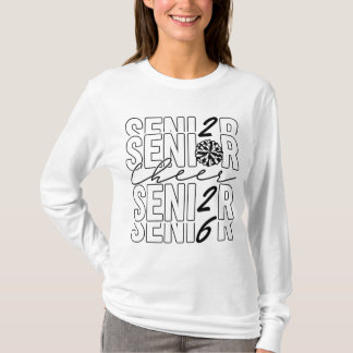 Cheer Senior 2026 Women LS T Shirt