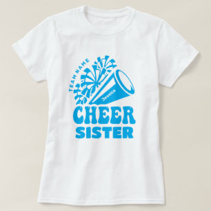 Cheer Sister med Anpassningsbar Team Namn & Barn N T Shirt