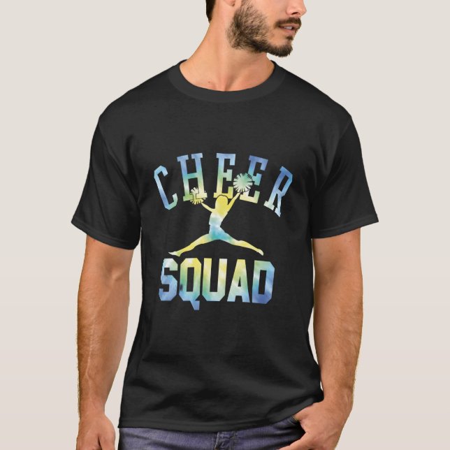 Cheer Squad Cheerlead Team Cheerledare T Shirt (Framsida)