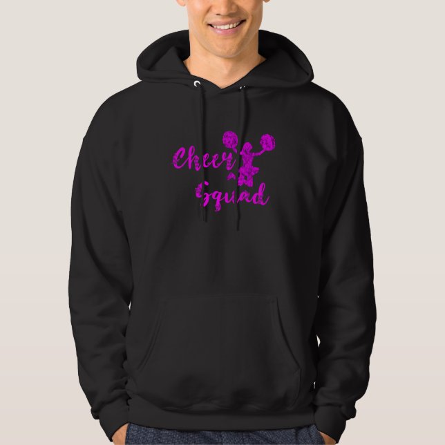 Cheer Squad Cheerleading Team Cheerleader Crew Che Hoodie (Framsida)