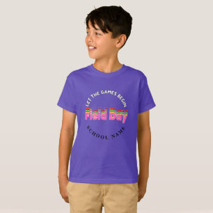 Cheer Squad för lila färg-teamet i fält T Shirt