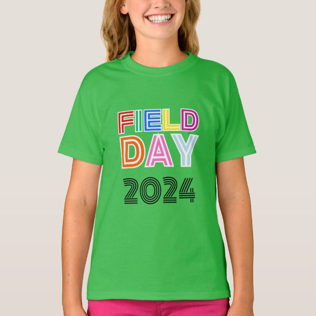 Cheer Squad för student-färg-teamet i fält T Shirt (Framsida)