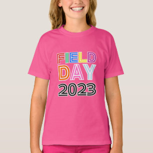 Cheer Squad för student-färg-teamet i fält T Shirt