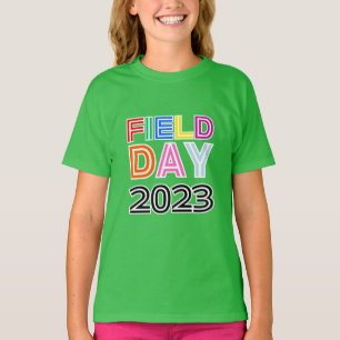 Cheer Squad för student-färg-teamet i fält T Shirt