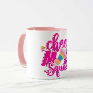 Cheer Squad Mamma Rainbow Coffee Mugg