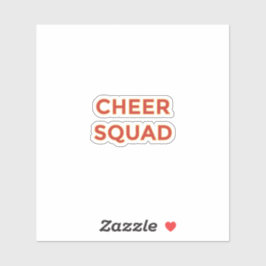 Cheer Squad Pet Föräldrasticker | Guld Röd Tass Ma Klistermärken