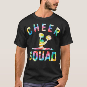 Cheer Squad Tie Dye Cheerlead Gift T Shirt