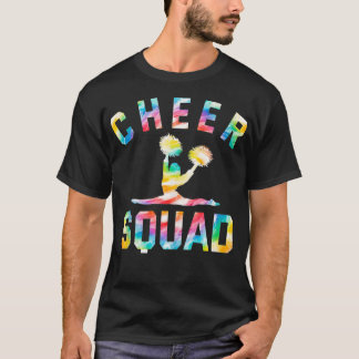 Cheer Squad Tie Dye Cheerlead Gift T Shirt