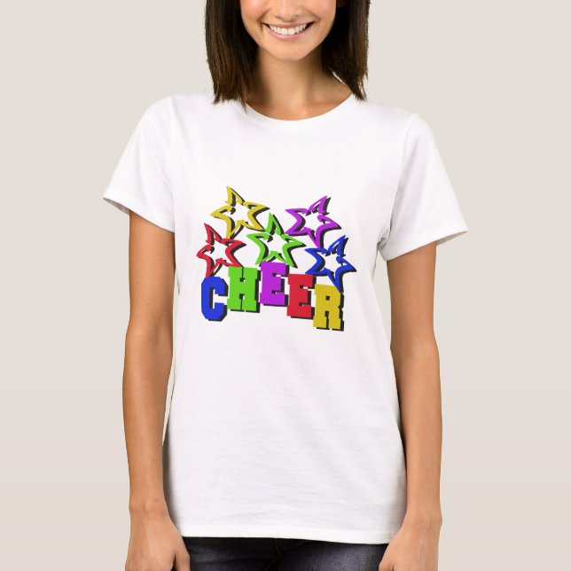 Cheer Stars Tee Shirt (Framsida)