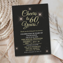 Cheer to Sixty Years - 60th Anniversary
