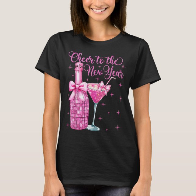 Cheer To The New Year Happy New Year 2026 Party  T Shirt (Framsida)