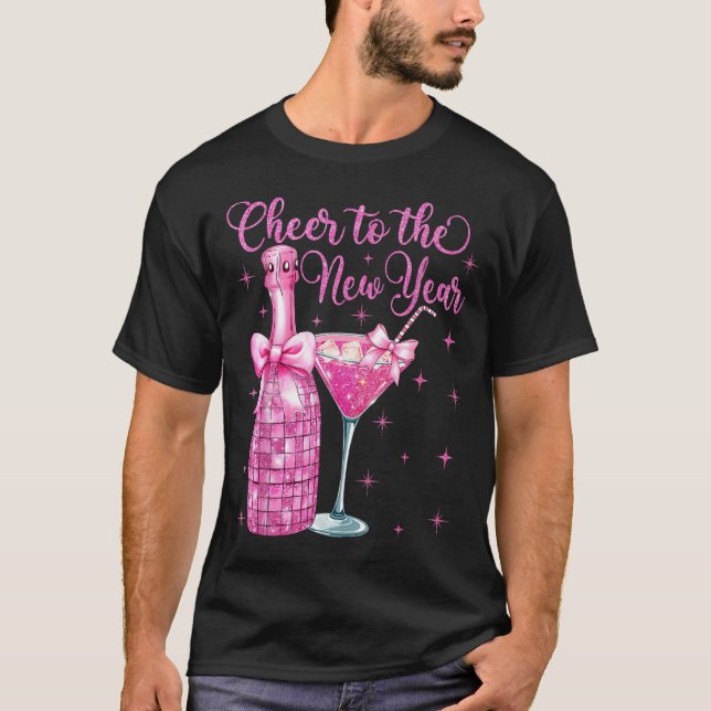 Cheer To The New Year Happy New Year 2026 Party  T Shirt (Framsida)