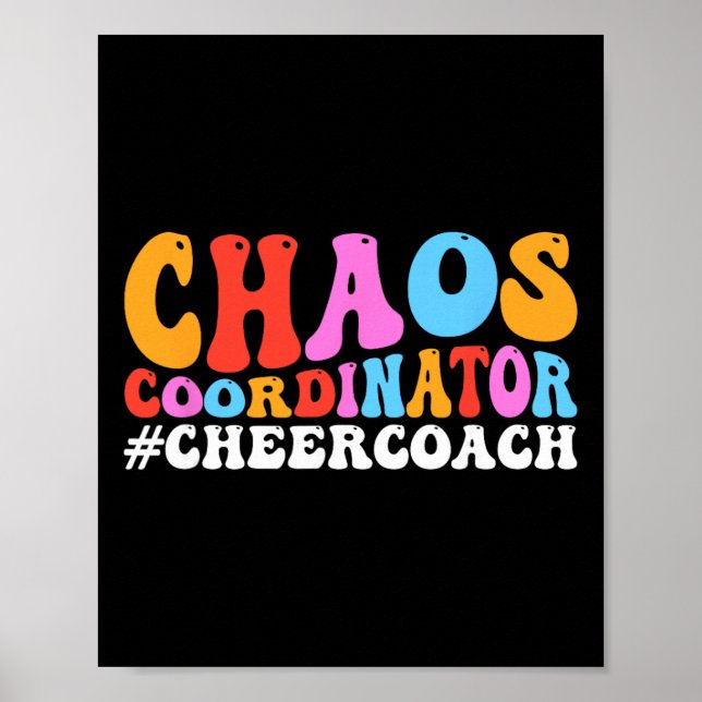 Cheer-tränare Groovy Cheerleading-tränare  Poster (Framsidan)