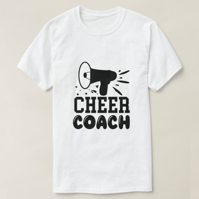 Cheer-tränare T Shirt (Design framsida)