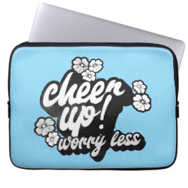 CHEER UP WORRY LESS ELECTRONIC BAG LAPTOP FODRAL