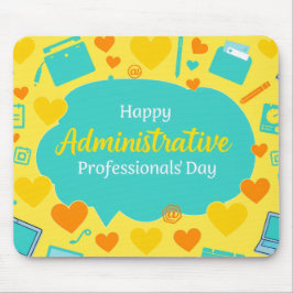 Cheerful Admin Day Office Icons Graphic Art Musmatta