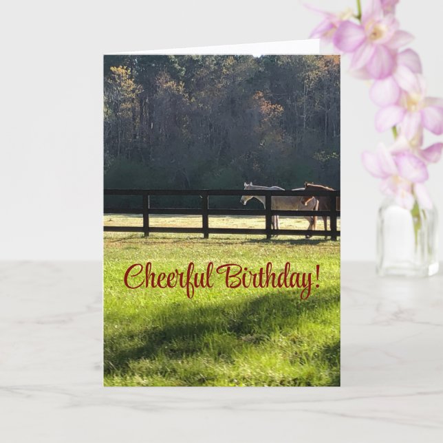 Cheerful Birthday Card Kort (Orkide)