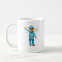 Cheerful Blue Elf Mugg