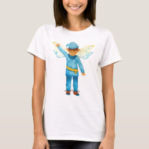 Cheerful Blue Elf T-Shirt