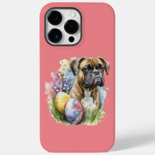 Cheerful Boxer Hund Påskägg, Glad påsk Boxer
