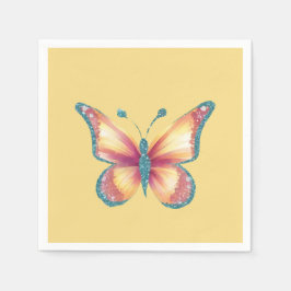 Cheerful Butterfly Pappersservett