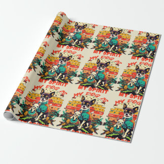Cheerful Chihuahua Duo: Playful Doggy Äventyr Presentpapper