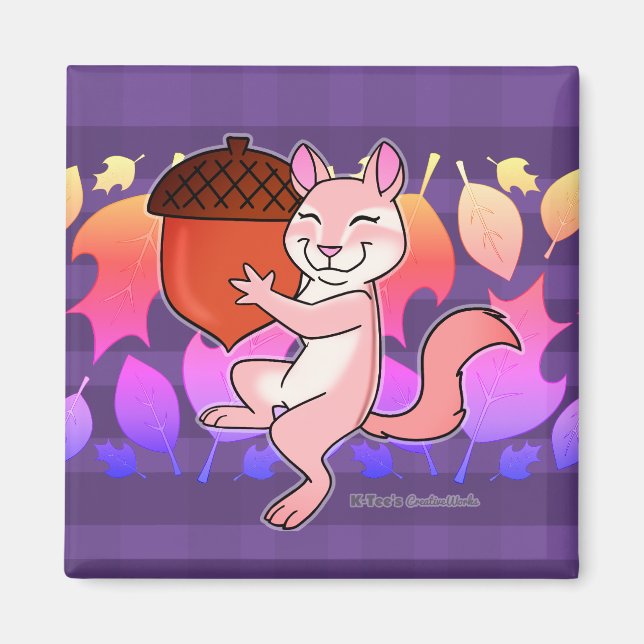 Cheerful Chipmunk - Magnet (Framsidan)