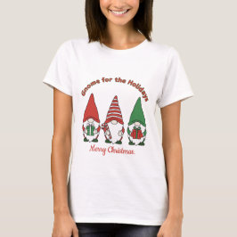 Cheerful Christmas Gnomes T Shirt