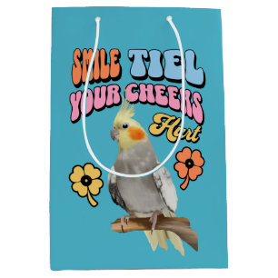Cheerful Cockatiel Parrot