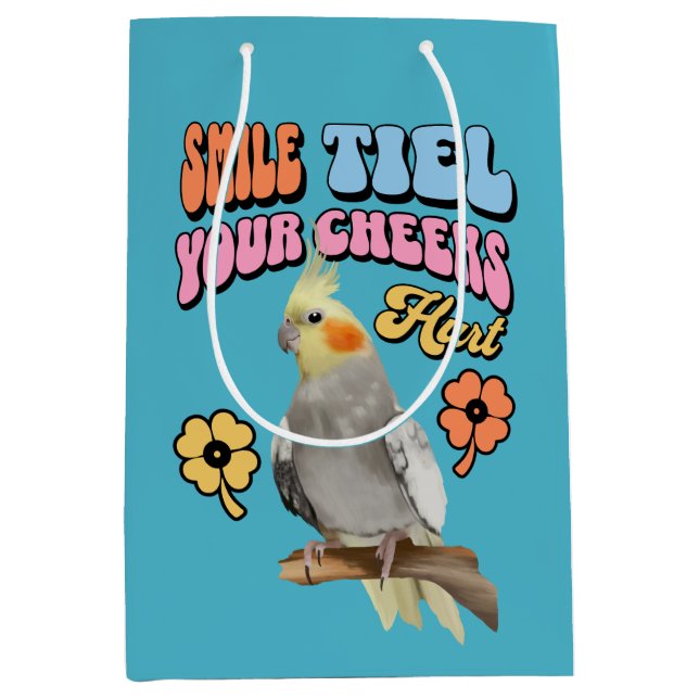 Cheerful Cockatiel Parrot (Framsidan)
