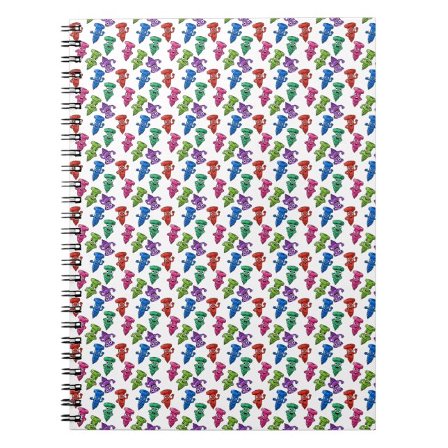 Cheerful_&_Colorful_Tecknad_Screws Anteckningsbok (Framsidan)