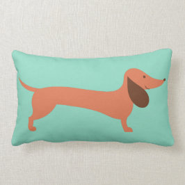 Cheerful Dachshund Lumbarkudde