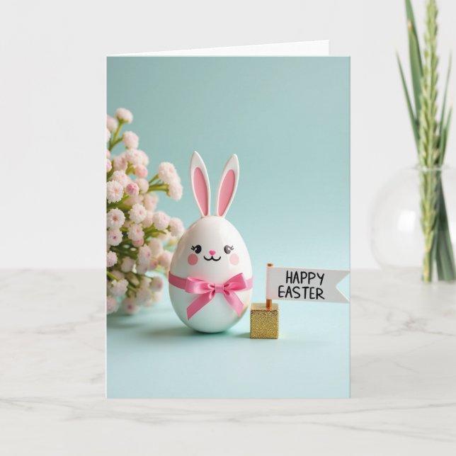 Cheerful Egg Celebration Card Kort (Framsida)