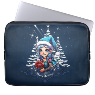Cheerful Elf Laptop Fodral