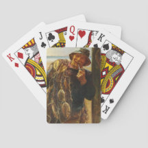 Cheerful Fisherman (av Frederick Morgan)