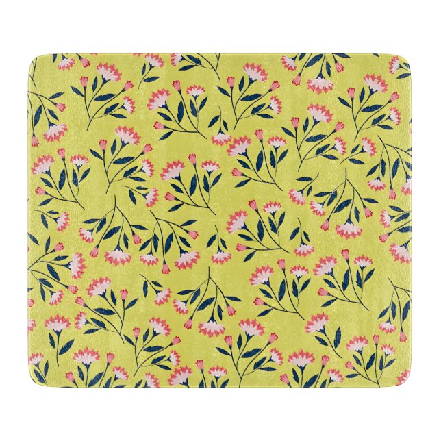 Cheerful Floral Pattern: Pink Flowers  (Framsidan)