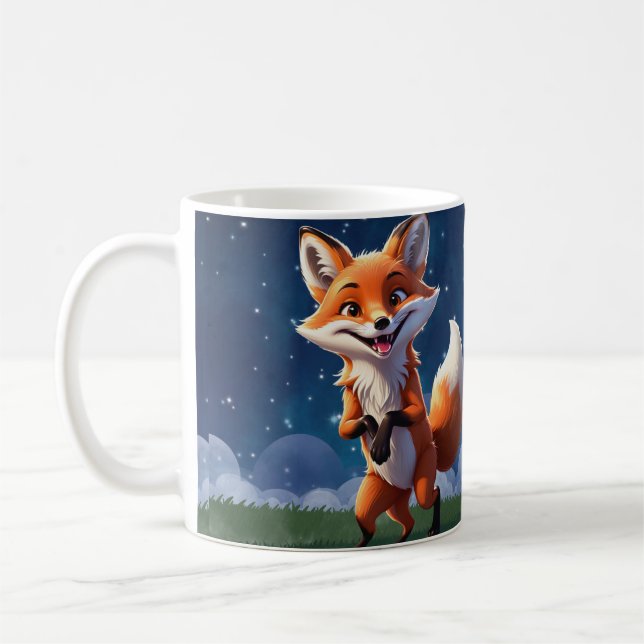 Cheerful Fox Winter Mugg (Vänster)