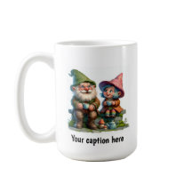 Cheerful Gnomes Enjoying a Coffee Break