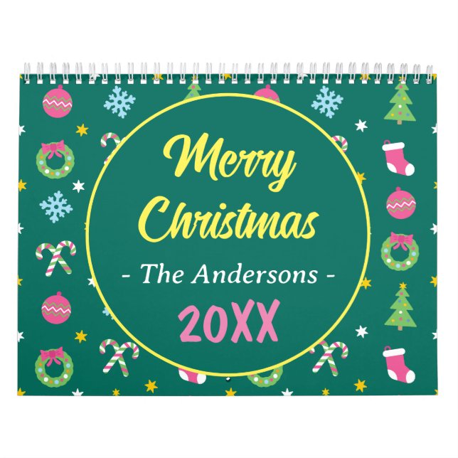 Cheerful god jul kalender (Omslag)