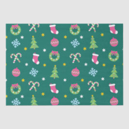 Cheerful god jul mönster